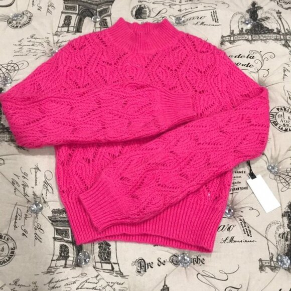 Astr The Label Pointelle Sweater - Picture 4 of 7